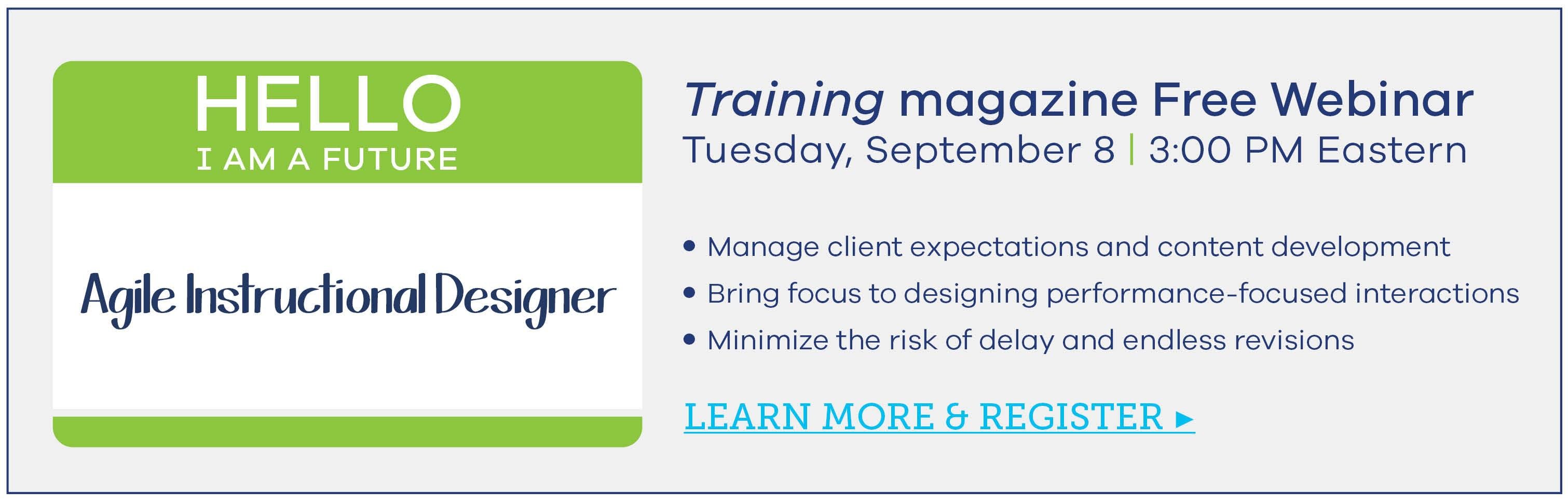 Becoming An Agile Instructional Designer