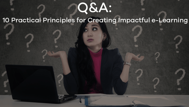 [Questions & Answers] Important Thoughts on e-Learning Designs