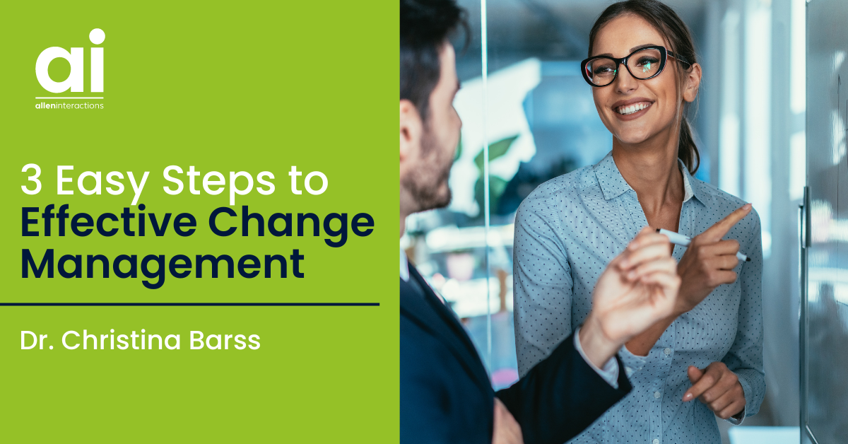 3 Easy Steps to Change Leadership