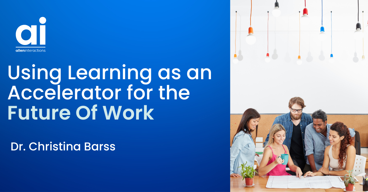 Using Learning as an Accelerator for the Future of Work