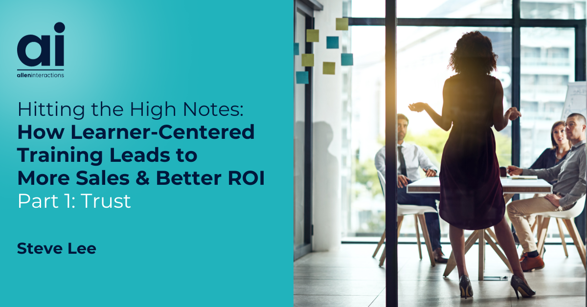 Hitting the High Notes: How Great Training Leads to More Sales & Better ROI