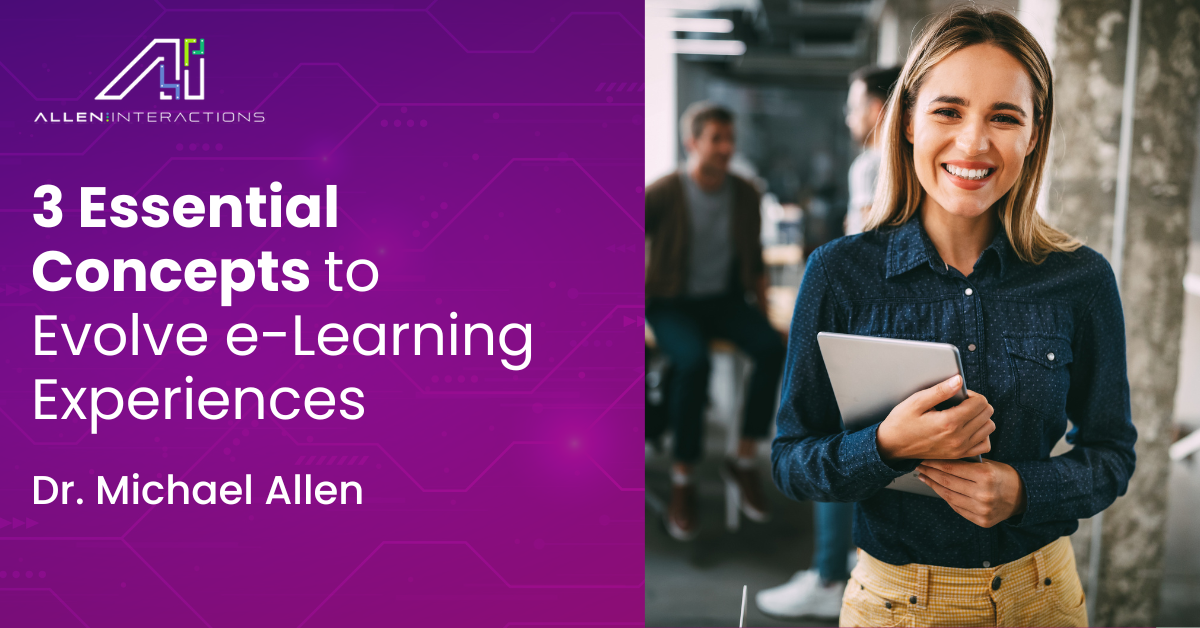 3 Essential Concepts to Evolve e-Learning Experiences