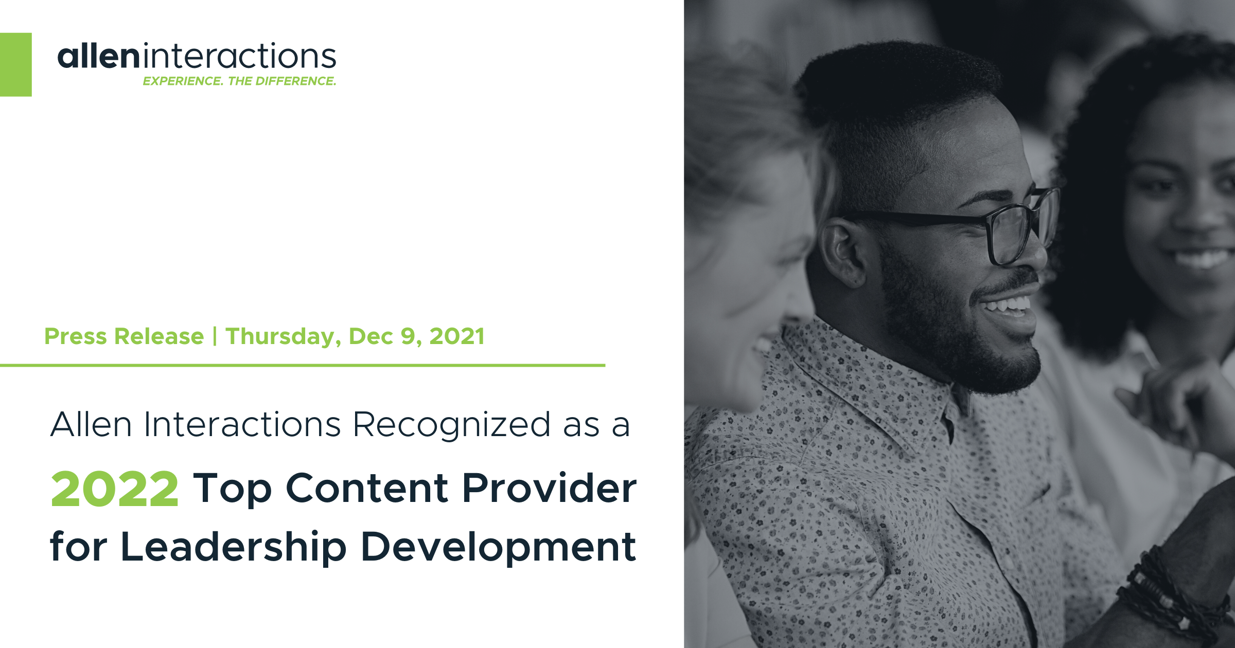 Allen Interactions Recognized by eLearning Industry as a 2022 Top Content Provider for Leadership Development